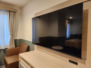 55型の客室内TV（デラックスツイン限定）